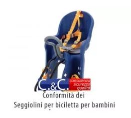 Conformità dei seggiolini per bambini per biciclette