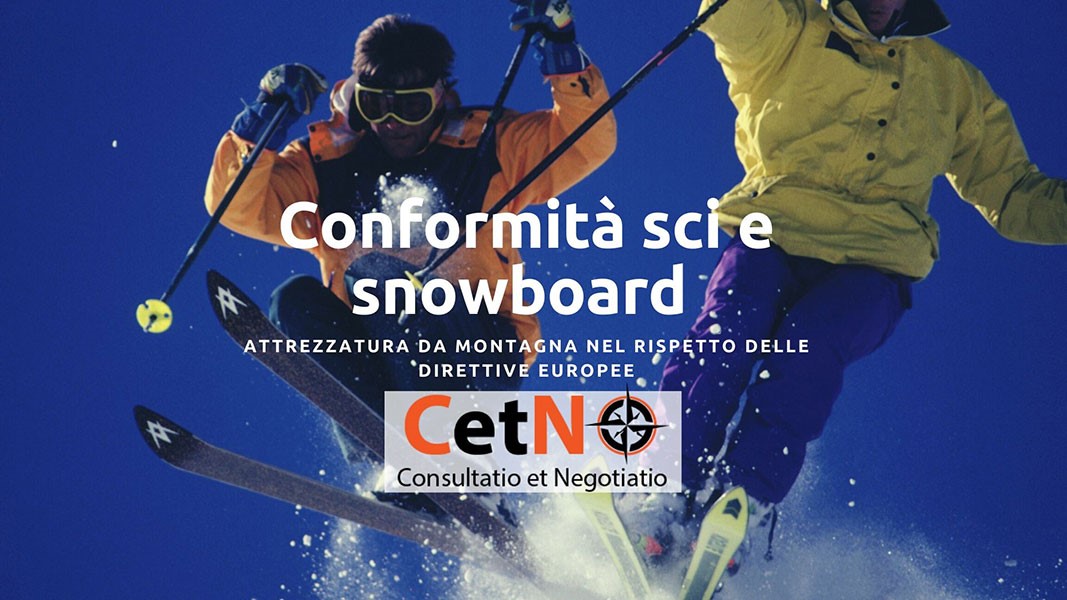 conformita attrezzatura sci snowboard