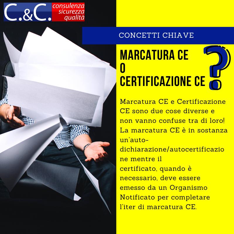 Perché la marcatura invece che la certificazione