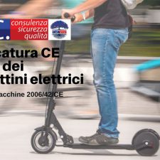Marcatura CE dei monopattini elettrici