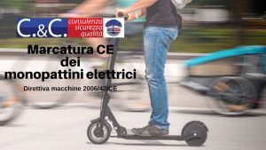 Marcatura CE dei monopattini elettrici