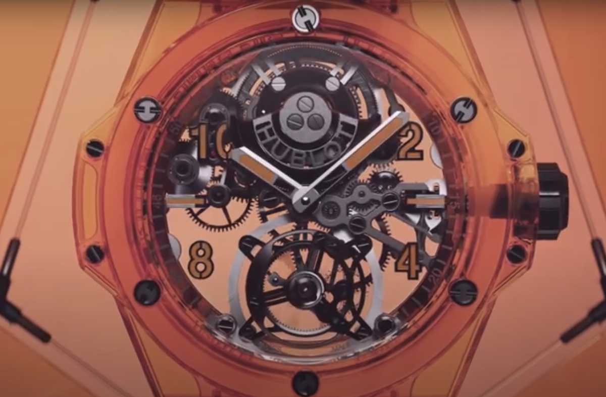 orologio di lusso hublot big bang orange sapphire